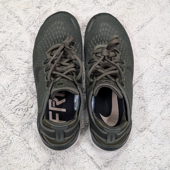 Nike Free Rn 2018 Green Cargo Khaki Running Shoes Mens Sz 7 942836-300 NEW main image 7